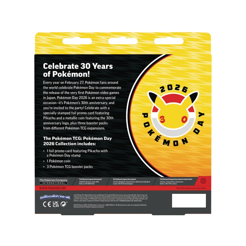 JCC POKÉMON : COLLECTION JOUR POKÉMON 2026