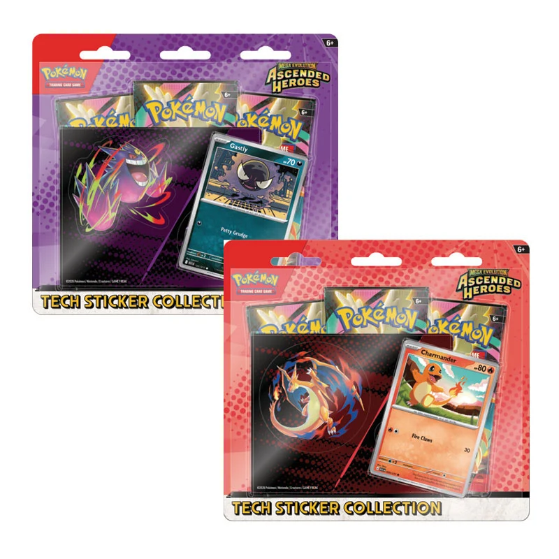 JCC POKÉMON ME02.5 : COLLECTION D'AUTOCOLLANTS TECHNIQUES HÉROS ASCENDANTS