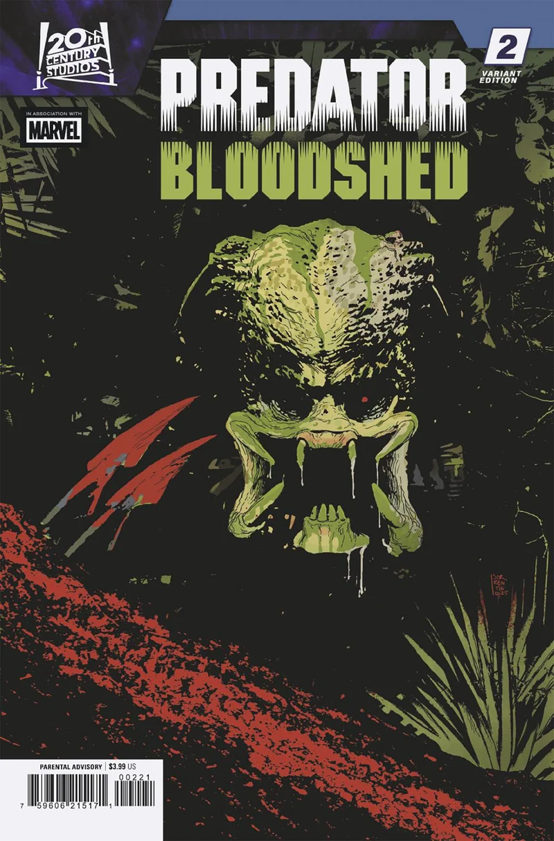 Predator : Bloodshed #2 Variante Andrea Sorrentino