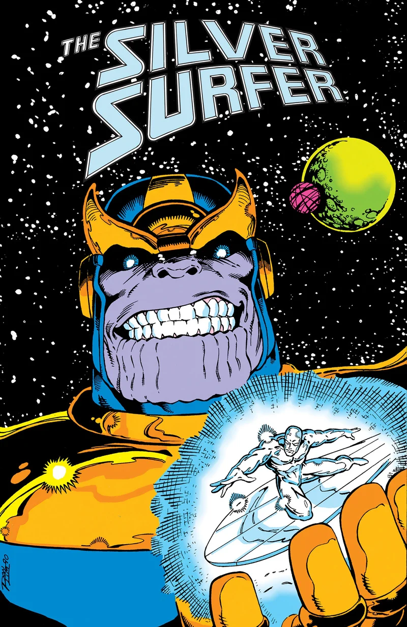 Silver Surfer : L'intégrale du Gant de l'Infini, couverture de Ron Lim pour Marvel Age [Vente directe uniquement]