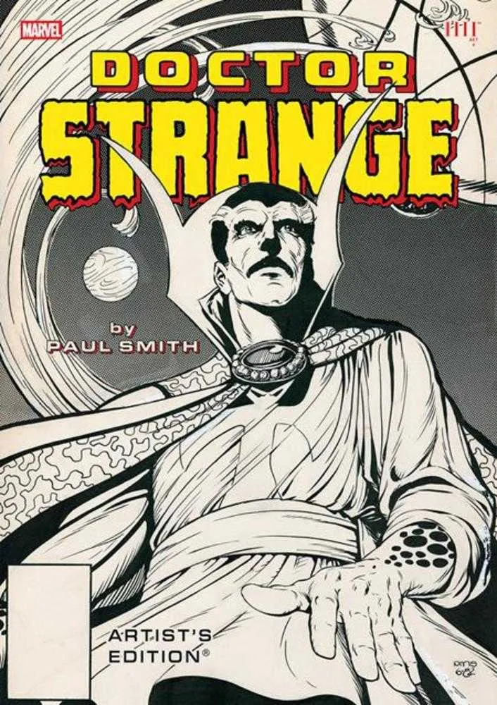 Doctor Strange par Paul Smith, édition reliée, couverture de l'artiste