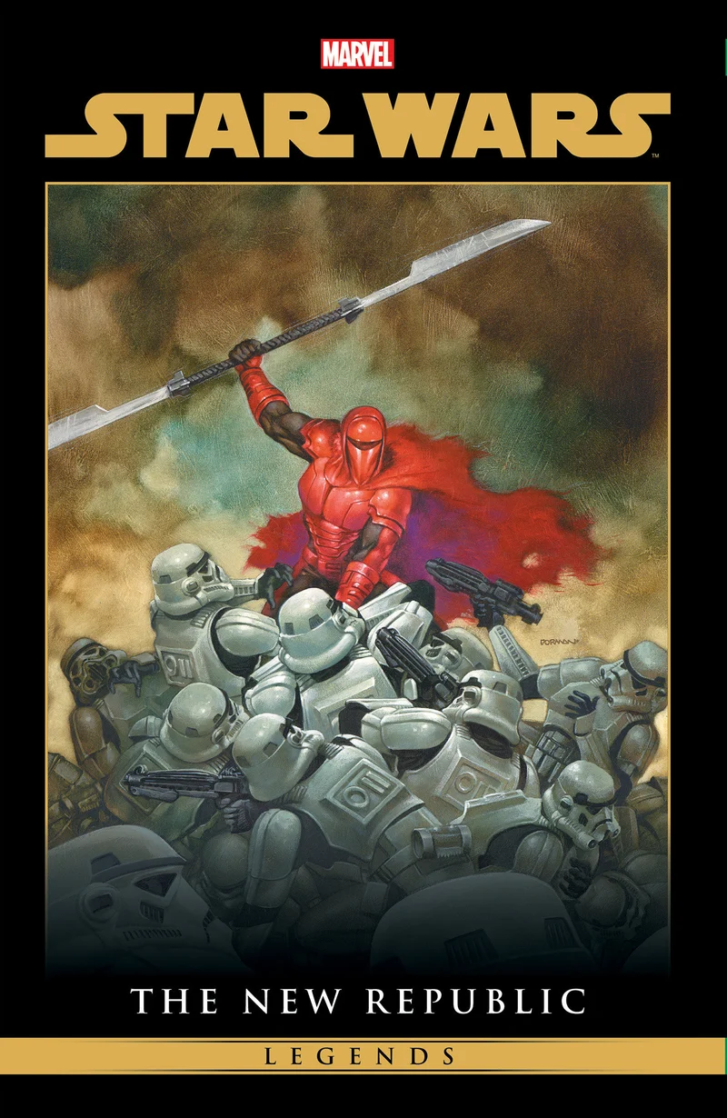 Star Wars Legends : L'intégrale de la Nouvelle République, volume 3. Couverture de l'Empire Pourpre par Dave Dorman.