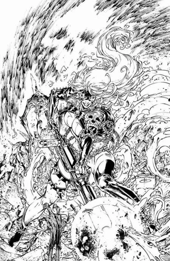 She-Spawn n° 1 [sur 5] IMAGE E Brett Booth N&B 05/06/2026