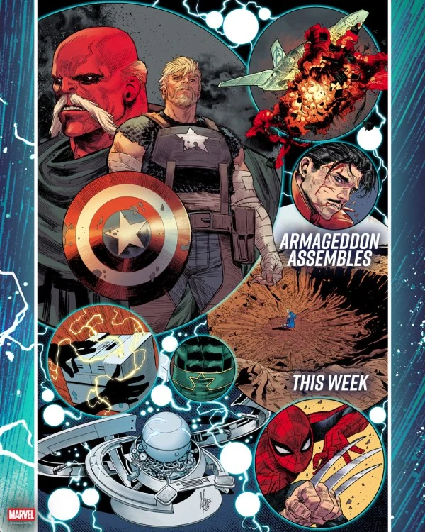 Avengers : Armageddon #1 Marvel Checchetto Spoiler avec carte promotionnelle 06/10/2026