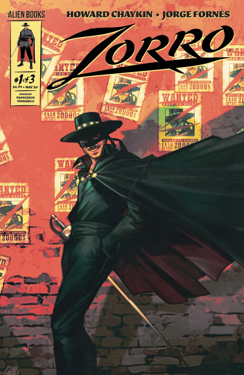 Zorro #1 IDW B Tomaselli 20/05/2026