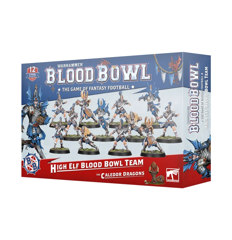 BLOOD BOWL : ÉQUIPE HAUT-ELFE DU BLOOD BOWL - LES DRAGONS DE CALEDOR