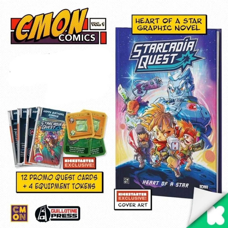 STARCADIA QUEST - TPB VOL.1 AVEC CARTES SUPPLÉMENTAIRES