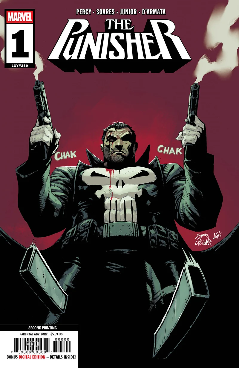Punisher #1 MARVEL Ryan Stegman 2e tirage 04/08/2026