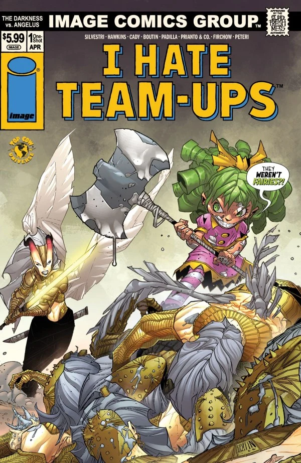 Darkness vs Angelus IMAGE F Pat Boutin I Hate Fairyland Team Up 15/04/2026
