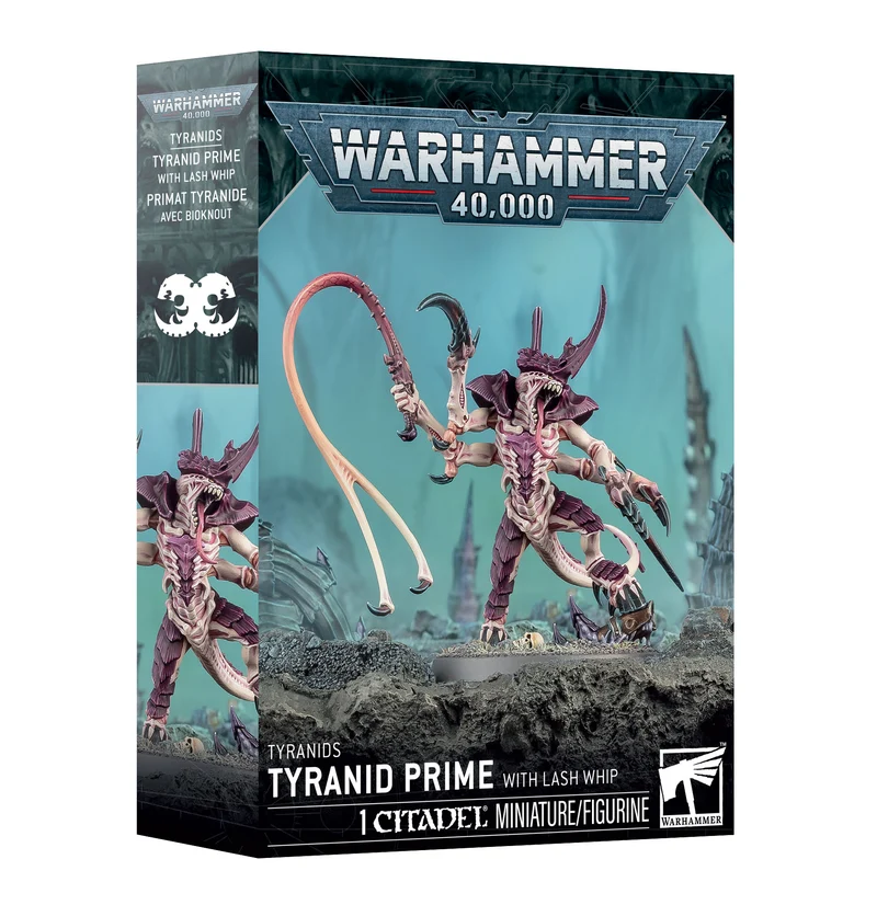 TYRANIDES : TYRANIDE PRIME AVEC FOUET À LÂCHES