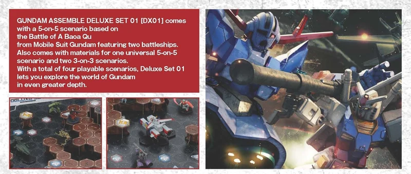 GUNDAM ASSEMBLE : COFFRET DE DÉMARRAGE DELUXE 02 [DX02]