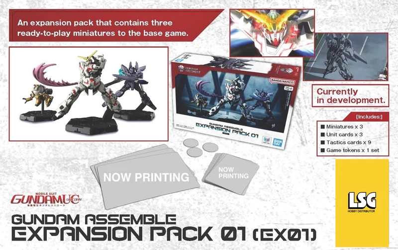 GUNDAM ASSEMBLE : PACK D'EXTENSION 01 [EX01]