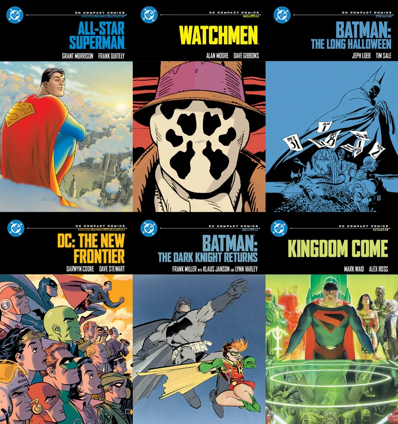 Coffret de bandes dessinées compactes DC