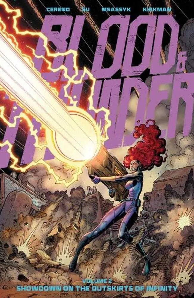 Blood & Thunder TPB Volume 02 Affrontement en périphérie Exclusivité Direct Market Couverture Arthur Adams & Msassyk (Public averti)