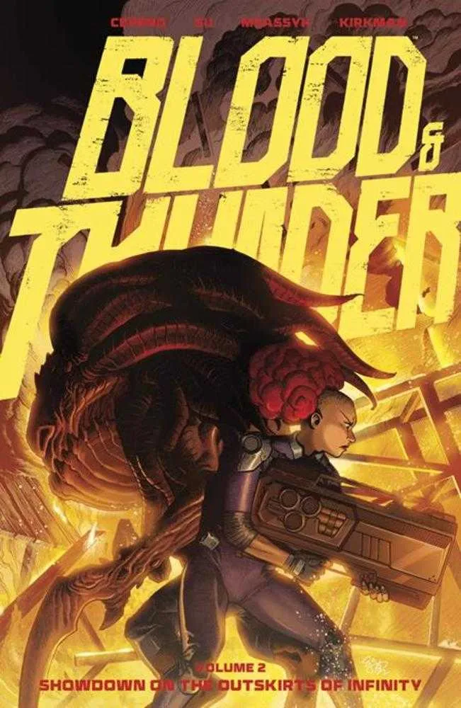 Blood & Thunder TPB Volume 02 Affrontement en périphérie Couverture Ej Su & Msassyk (Public averti)