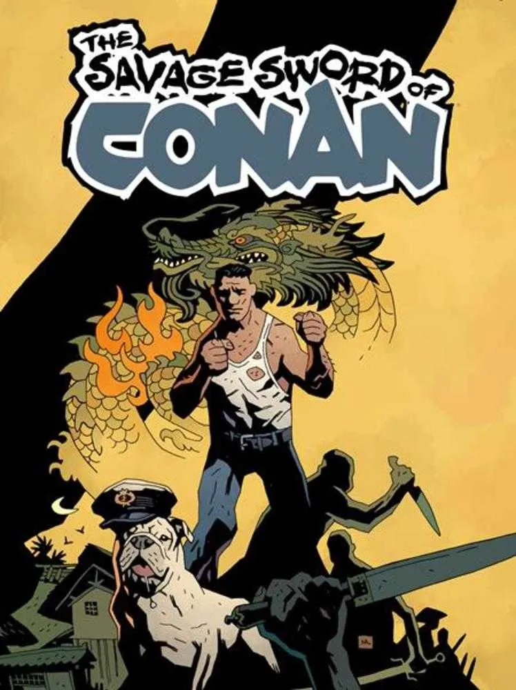 L'Épée Sauvage de Conan TPB Volume 04 Édition Direct Market Couverture de Mike Mignola (Public averti)