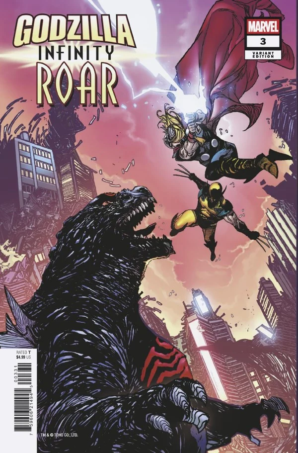 Godzilla : Rugissement Infini #3 MARVEL Von Randall 15/04/2026