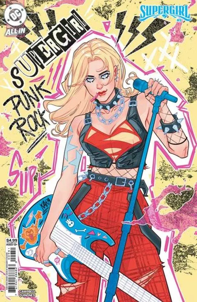 Supergirl #9 Couverture F Marguerite Sauvage Punk Rock Variante sur papier cartonné