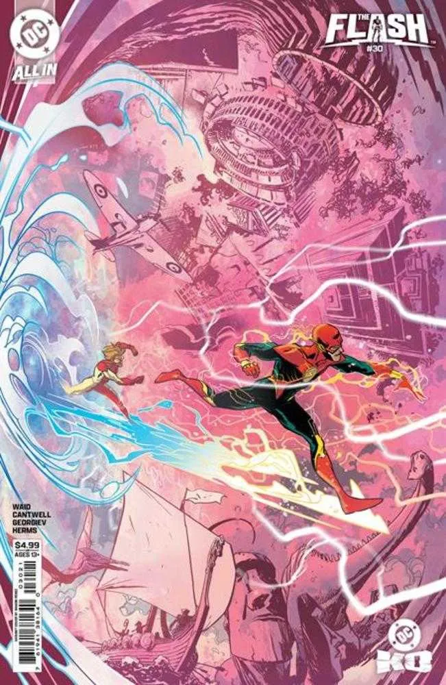 Flash #30 Couverture B Ramon Perez Variante sur papier cartonné (DC KO)