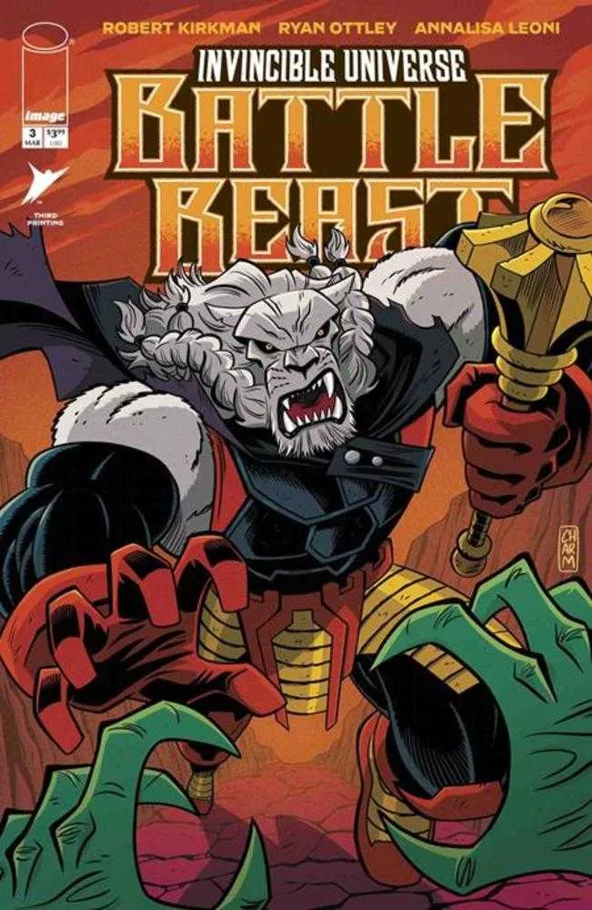Invincible Universe Battle Beast #3 IMAGE 3e tirage 25/03/2026
