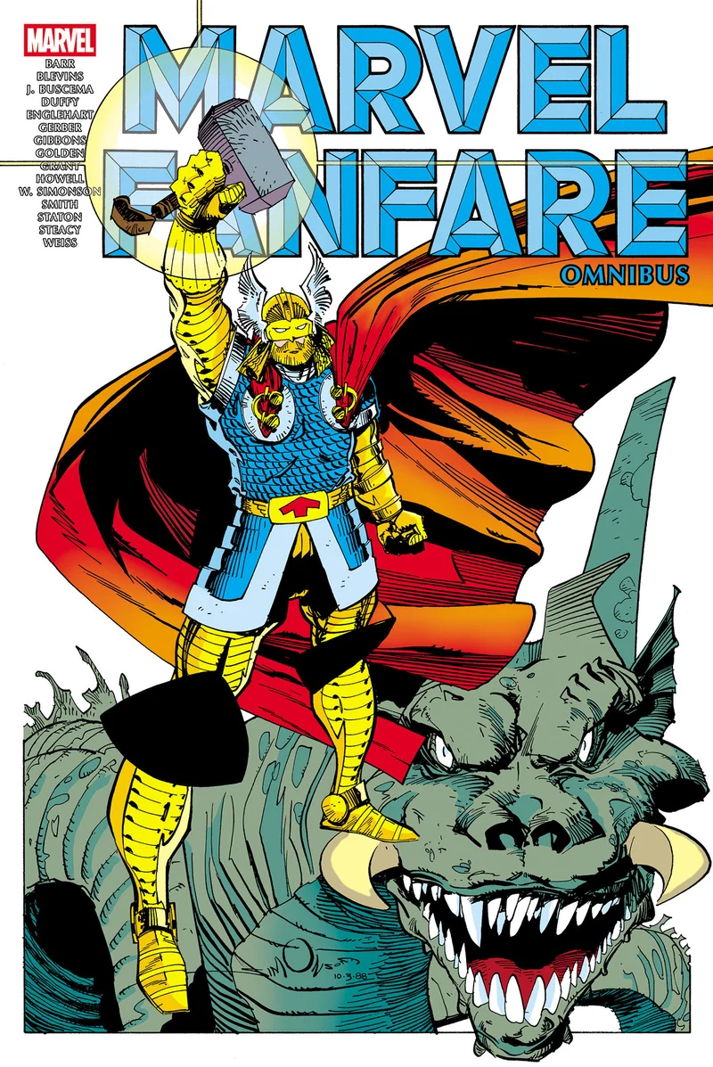 Marvel Fanfare Omnibus Volume 3, couverture de Walter Simonson [Vente directe uniquement]