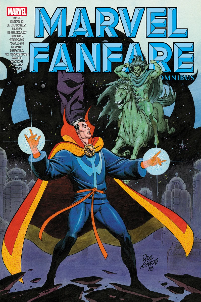 Marvel Fanfare Omnibus Volume 3. Couverture de Dave Gibbons