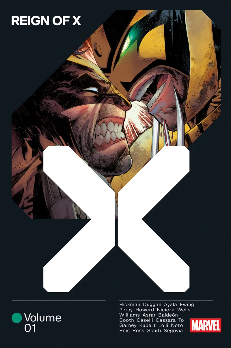 X-Men : L'Ère de Krakoa - Le Règne de X - Intégrale Vol. 1 - Couverture d'Adam Kubert