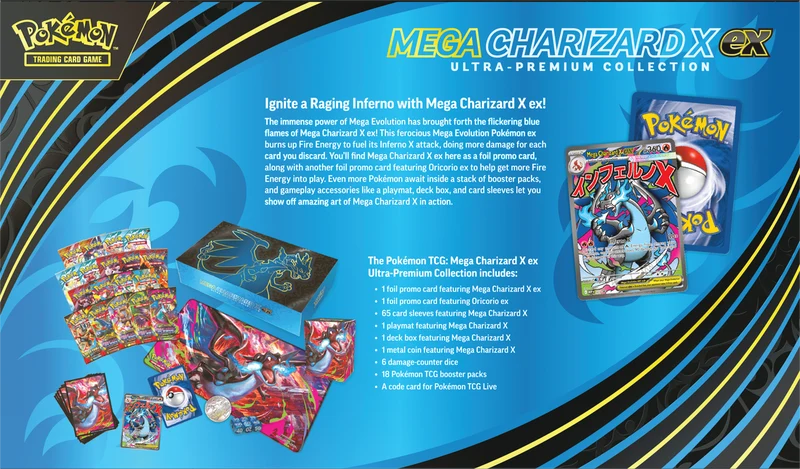 JCC POKÉMON : COLLECTION ULTRA-PREMIUM CHARIZARD X EX