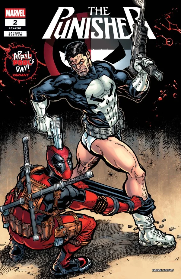 Punisher #2 MARVEL Chad Hardin April Pool's Day 25/03/2026