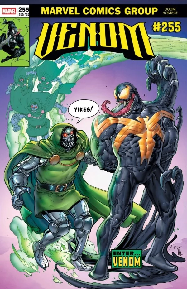 Venom #255 MARVEL Andrei Bressan Doom Hommage 11/03/2026
