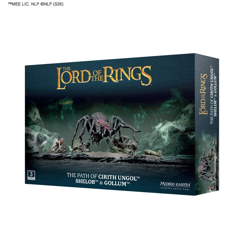 TERRE DU MILIEU SBG : LE CHEMIN DE CIRITH UNGOL - SHELOB ET GOLLUM