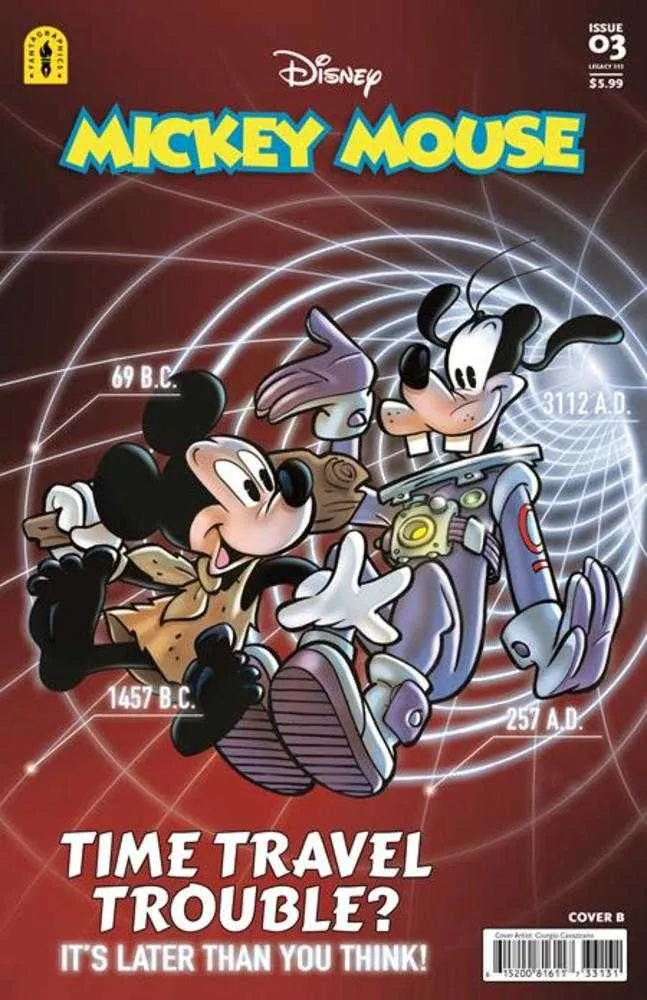 Mickey Mouse Legacy #333 Ripples In Time Partie 2 [Sur 2] FANTAGRAPHICS B Giorgio Cavazzano 18/03/2026