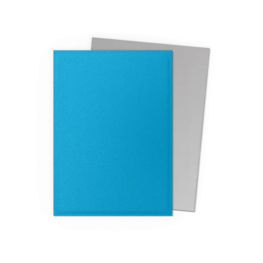 DRAGON SHIELD - DOUBLE MAT - BLEU CIEL ET ARGENT