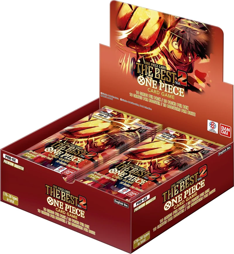 ONE PIECE CG : PRB-02 PREMIUM BOOSTER VOLUME 2 BOOSTER BOX
