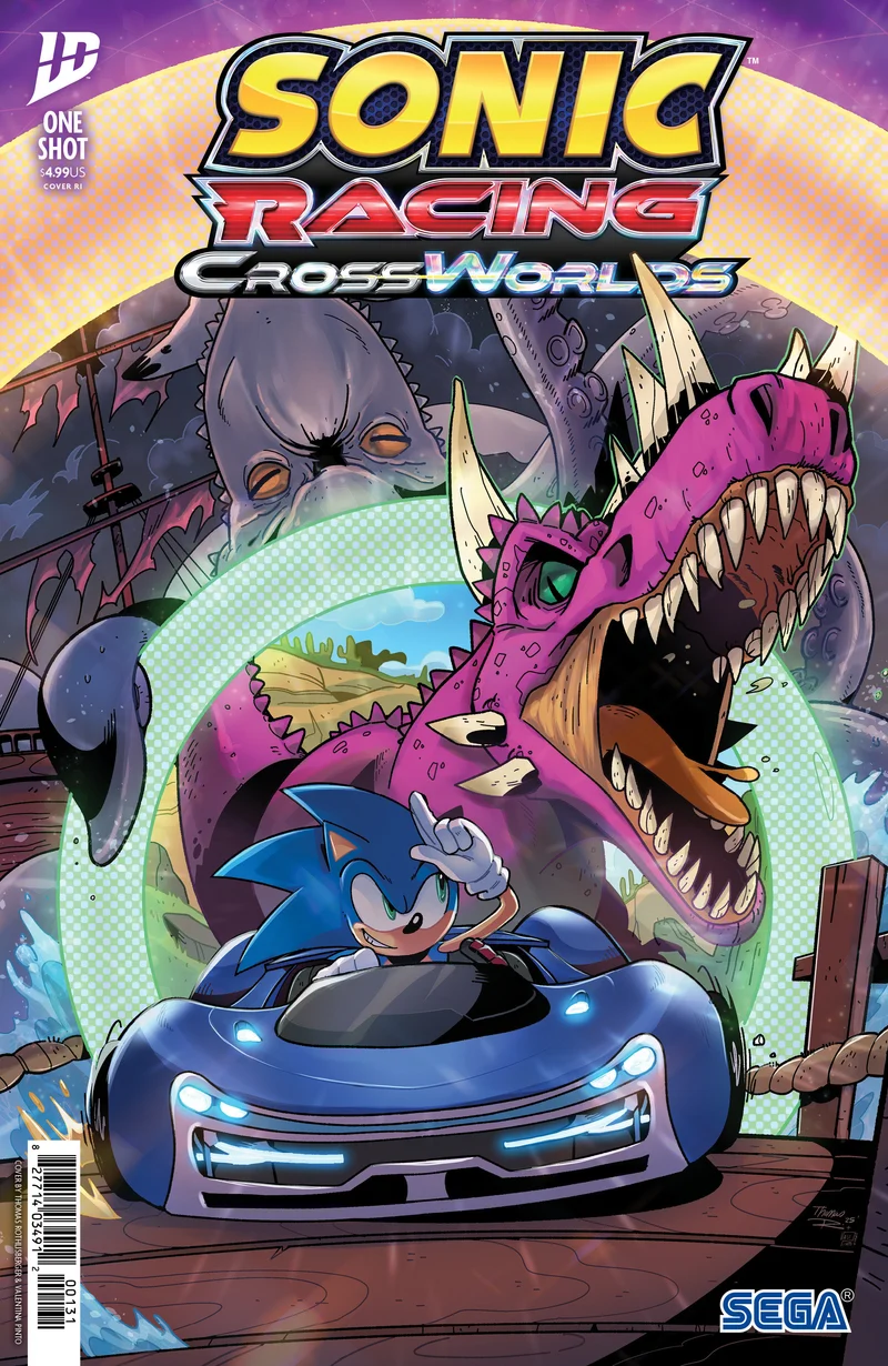 Sonic Hedgehog Racing Cross Worlds IDW C Rothlisberger 1:10 02/11/2026
