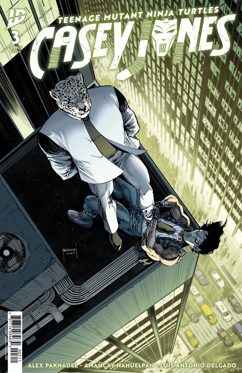 Tortues Ninja : Casey Jones #3, couverture A (Nahuelpan)