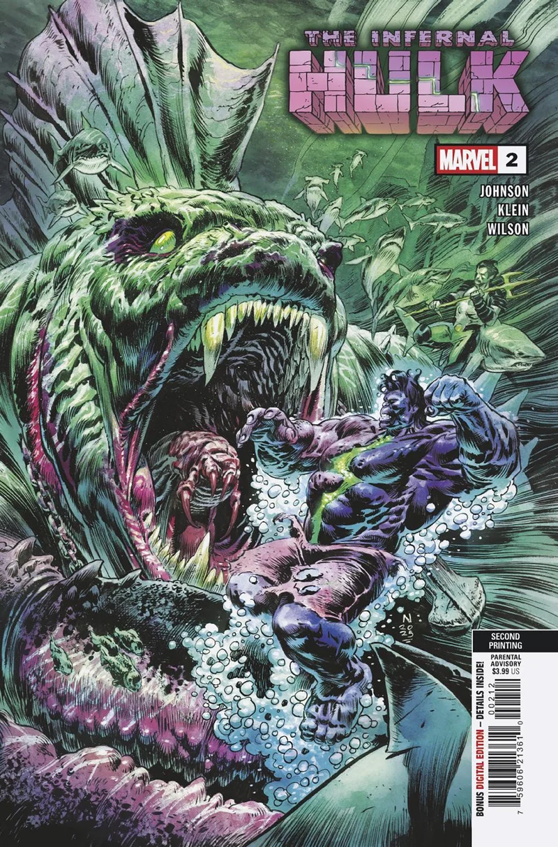 Infernal Hulk #2 Nic Klein 2e tirage 28/01/2026