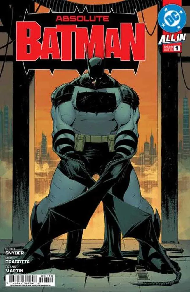 Absolute Batman #1 Dixième tirage DC A Nick Dragotta 21/01/2026