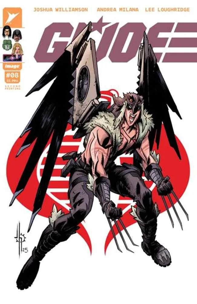 GI Joe n° 8, 2e tirage, image B, Howard Raptor, 21/01/2026
