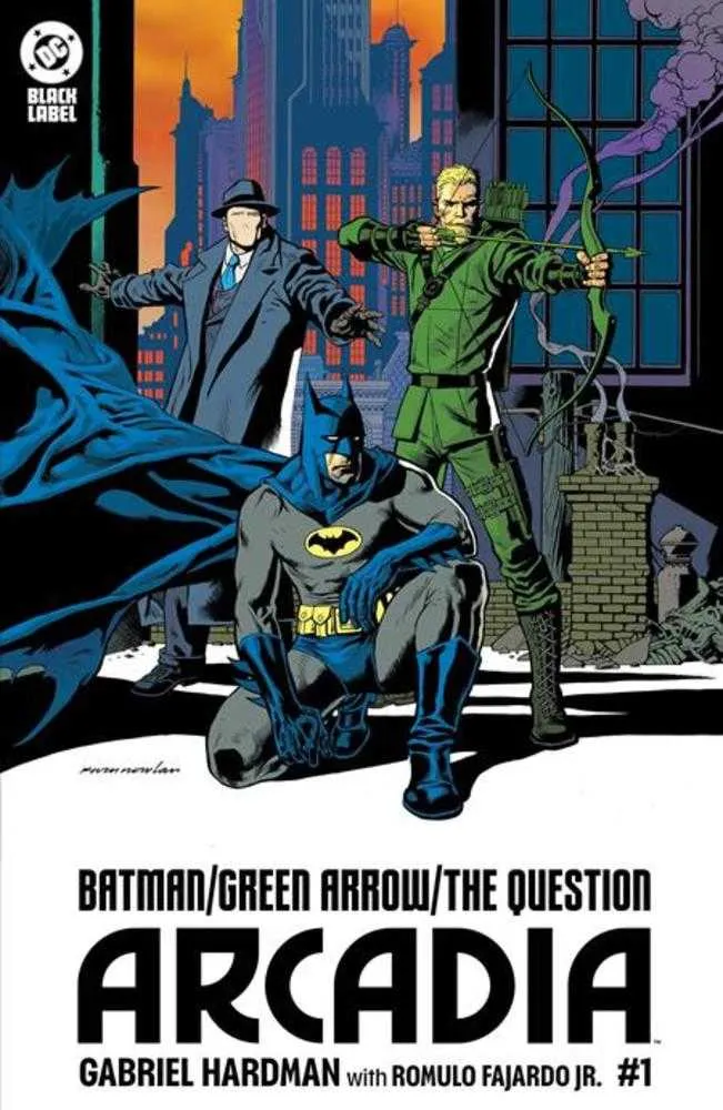 Batman Green Arrow The Question Arcadia #1 (sur 4) Couverture B Variante Kevin Nowlan (Public averti)