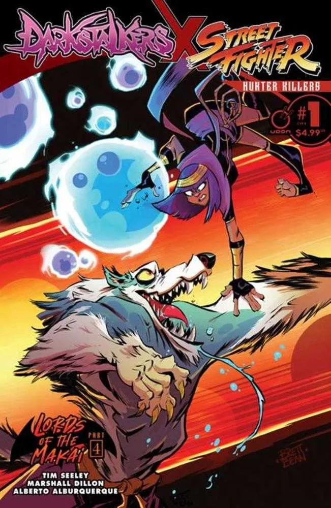 Darkstalkers X Street Fighter Hunter Killers #1 UDON B Brett Bean 25/02/2026