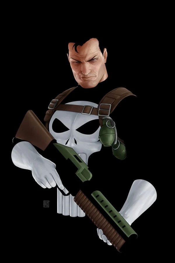 Punisher #1 MARVEL Tyler Christopher Negative Space Virgin 25/02/2026