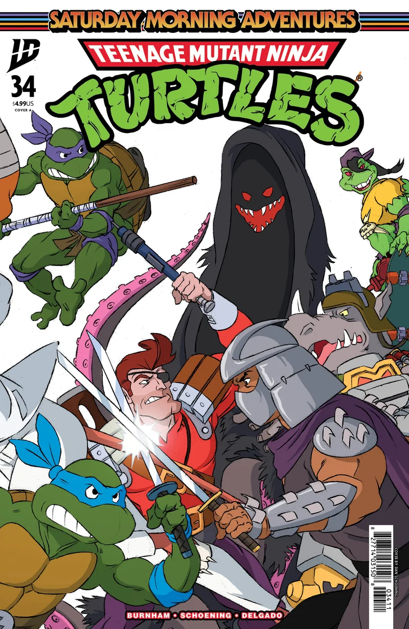TMNT Saturday Morning Adventures #34 IDW A Schoening Connecté 25/02/2026