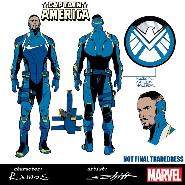 Captain America #6 MARVEL 1:10 Valerio Schiti Design 01/21/2026