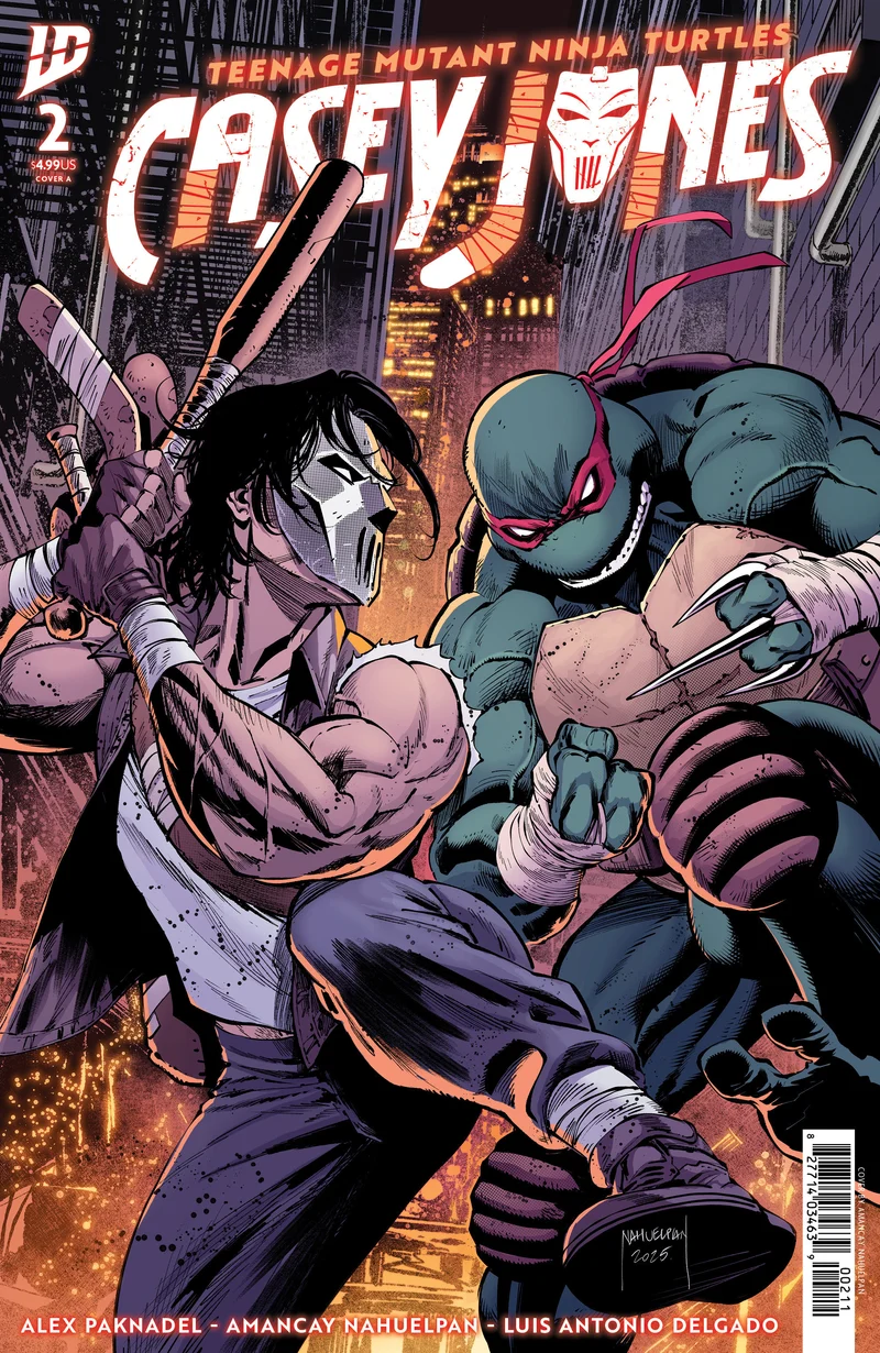 Tortues Ninja : Casey Jones #2, couverture A (Nahuelpan)