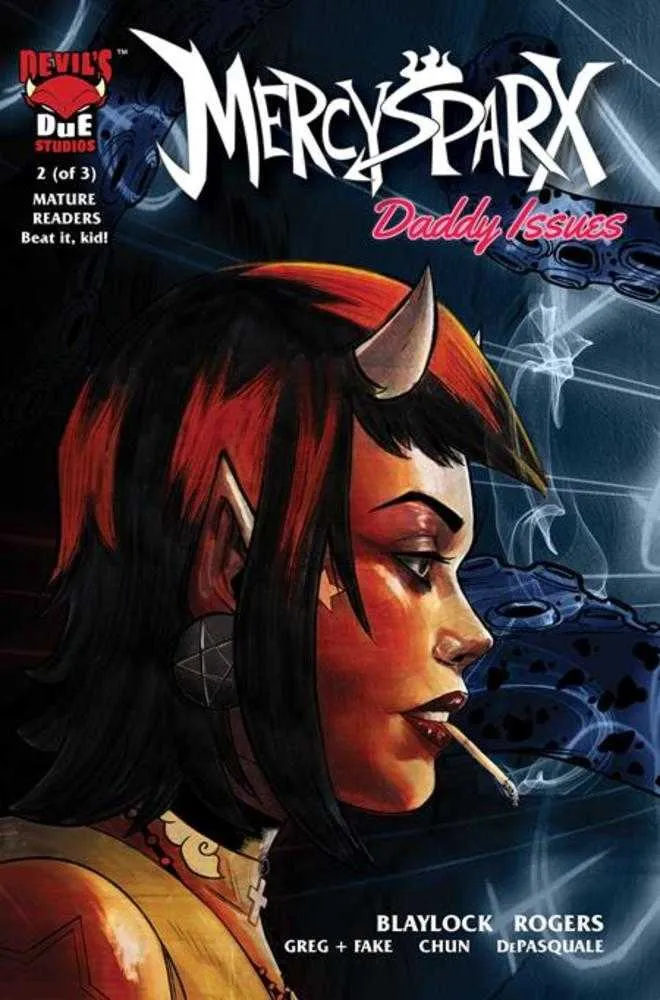 Mercy Sparx Daddy Issues #2 (sur 3) Couverture A de Joel Herrera Couverture connectée (Public averti)