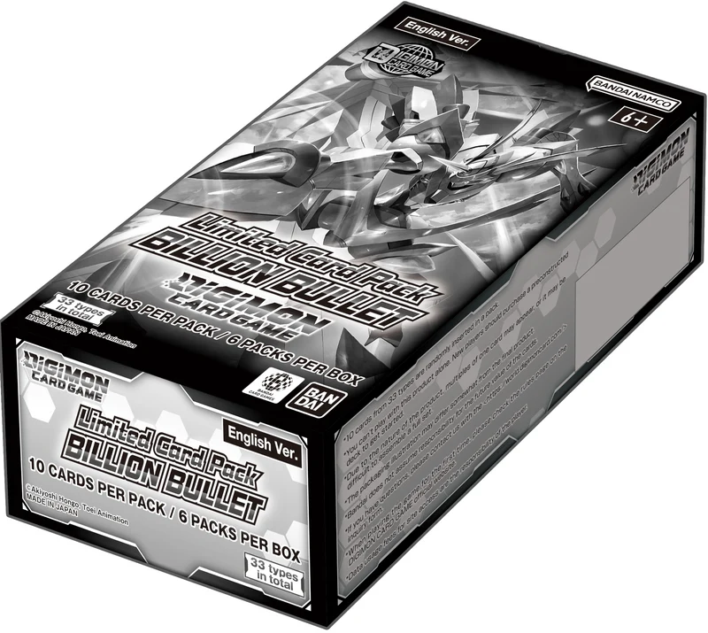 DIGIMON : LM-06 PACK DE CARTES LIMITÉ BILLION BULLET