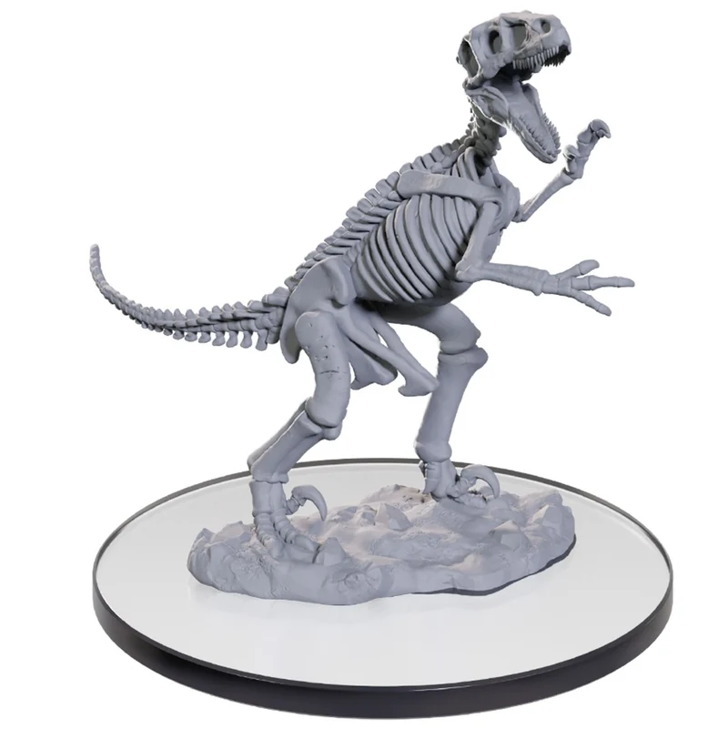 Figurines non peintes WIZKIDS : WV26 Raptor squelettique