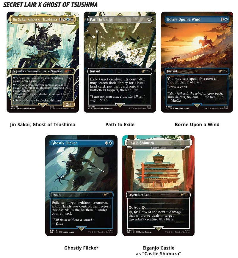 MTG SECRET LAIR - LES FANTÔMES DE TSUSHIMA