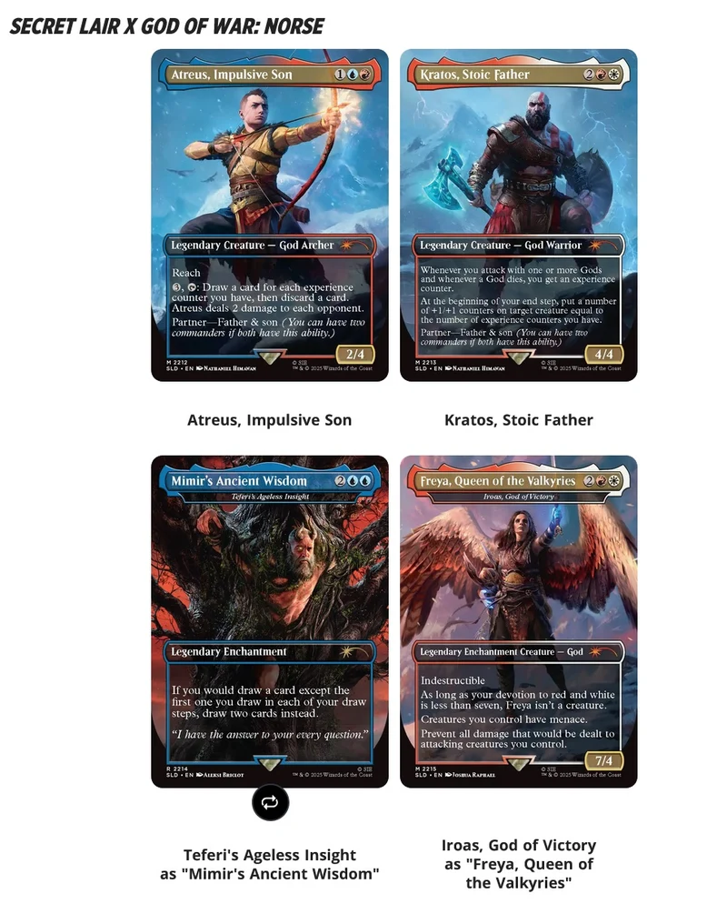 MTG SECRET LAIR - DIEU DE LA GUERRE : NORDIQUE